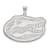 Rhodium Over Sterling Silver LogoArt University of Florida Extra Large Pendant