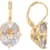 Prasiolite Solitaire Drop Earrings