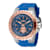 Invicta Aviator 50mm Blue Dial Silicone Band Quartz Watch