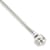 Sterling Silver Reflections Hinged Clasp Bead Bracelet
