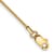14k Yellow Gold 0.9mm Box Link Bracelet