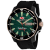 Seapro Men's Scuba Dragon Diver Limited Edition Green Dial, Rose Accent
Bezel, Black Silicone Watch