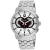 Roberto Bianci Men's Lombardo White Dial, Stainless Steel Watch