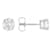 Lab-Grown Diamond Stud Earrings In 14K White Gold 1.50ctw
