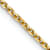 10k Yellow Gold 1.45mm Solid Diamond-Cut Cable 22 Inch Chain