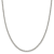 Sterling Silver Polished 3.15mm Curb Chain Necklace