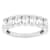 Polished Lab-Grown Diamond Band Ring 1.00ctw In Sterling Silver