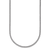 Rhodium Over Sterling Silver Polished 2.0mm Box 24 Inch Chain