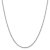 14K White Gold 1mm Franco Chain Necklace