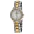 Mathey Tissot Women's Classic White Dial, Two tone Stainless Steel Watch