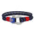 Multi-color Paracord and Stainless Steel with Multi-Strand 8.5-inch Bracelet