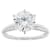 White Cubic Zirconia Rhodium Over Sterling Silver Ring 4.18ctw