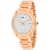 Jivago Women's Jolie White Dial, Rose Stainless Steel Watch