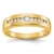 14K Yellow Gold Lab Grown Diamond SI1/SI2, G H I, Men's Band