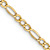 14k Yellow Gold 2.5mm Figaro Link 24 Inch Chain