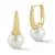 Rachel Zoe 10mm Freshwater Pearl Drop Earrings in 14K Gold Over Sterling Silver