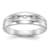 Rhodium Over 14K White Gold Lab Grown Diamond SI1/SI2, G H I, Men's Band