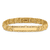 14k Yellow Gold Textured Nugget ID Bracelet