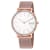 Skagen Women's Signatur White Dial, Rose Stainless Steel Watch