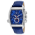 Christian Van Sant Men's Grandeur Navy Dial with Blue Accents, Blue
Leather Strap Watch