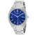 Christian Van Sant Men's Octavius Slim Blue Dial, Stainless Steel Watch