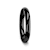 RAVEN Domed Black Tungsten Wedding Band 2mm