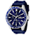 Invicta Aviator 45mm Blue Dial White Accents Blue Silicone Strap Quartz Watch