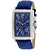 Christian Van Sant Men's Prodigy Blue Dial with White Accents, White
Bezel, Blue Leather Strap Watch