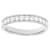 Lab-Grown Diamond Band Ring In Sterling Silver 1.00ctw