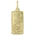 Capricorn Zodiac Pendant In Solid 14K Yellow Gold
