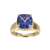 Blue And White Cubic Zirconia 18k Yellow Gold Over Silver December
Birthstone Ring 6.72ctw