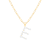 Letter E Initial Cultured Freshwater Pearl 18K Gold Over Sterling Silver
Pendant With  18" Chain
