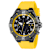 Invicta Aviator 50mm Black Dial Silicone Band Quartz Watch