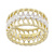 White Cubic Zirconia 18k Yellow Gold Over Sterling Silver Eternity Band
Ring 5.95ctw