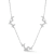 Sterling Statements Rhodium Over Sterling Silver Pave Butterfly Cluster
Station Necklace
