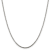 Sterling Silver 2mm Diamond-cut Spiga Chain Necklace