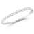 Rachel Zoe Freshwater Pearl Bangle Bracelet in Rhodium Over Sterling Silver