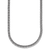 Rhodium Over Sterling Silver Polished 4.0mm Franco 18 Inch Chain