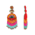 Multi-Color Fringe Seed Bead Earring