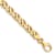 10k Yellow Gold 6.1mm Hand-polished Fancy Link Bracelet