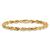 14k Yellow Gold 4.25mm Rope Link Bracelet, 8 Inches
