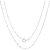 925 Sterling Silver 1mm Singapore Chain Necklace- 24