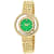Christian Van Sant Women's Gracieuse Green Dial, Yellow Stainless Steel Watch
