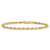 10k Yellow Gold 3mm Rope Link Bracelet