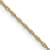 14k Yellow Gold 0.6mm Solid Cable 13 Inch Chain