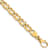 10k Yellow Gold 7mm Hand Polished Fancy Link Bracelet
