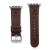 Gametime Dallas Cowboys Leather Band fits Apple Watch (38/40mm M/L
Brown). Watch not included.