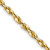 14k Yellow Gold 1.8mm Diamond-cut Rope 20 Inch Chain