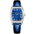 Christian Van Sant Women's Gemma Blue Dial, Blue Leather Strap Watch