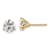 14K Yellow Gold Lab Grown Diamond 1 1/2ct. VS/SI GH+, 3 Prong Stud Earrings